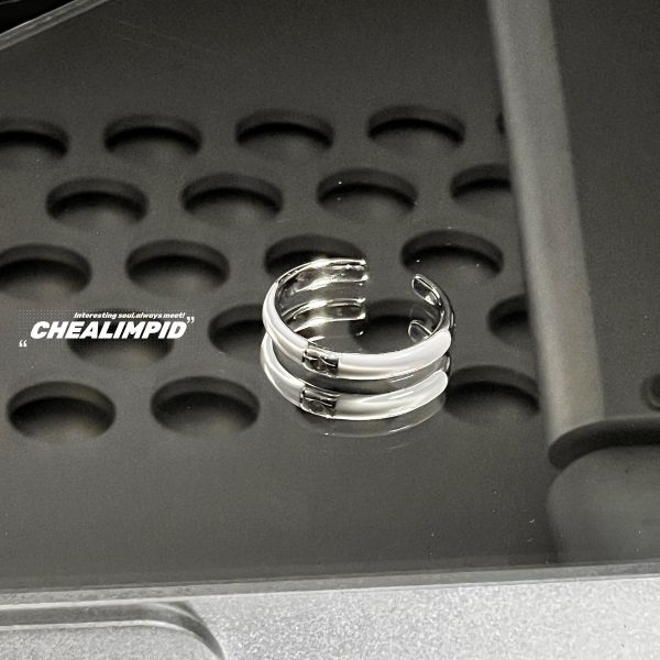 Minimalist Porcelain Zircon Ring For Cheap - Image 5