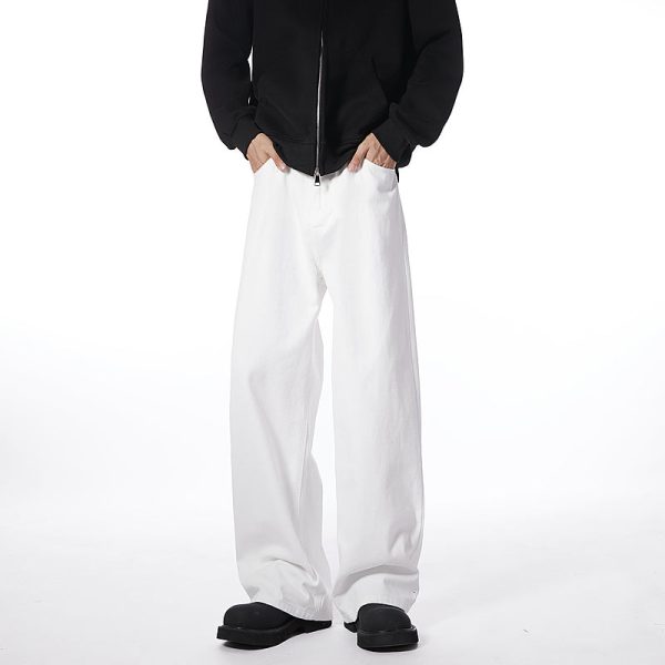 Retro Loose Fit Straight Casual Pants Hot on Sale - Image 5
