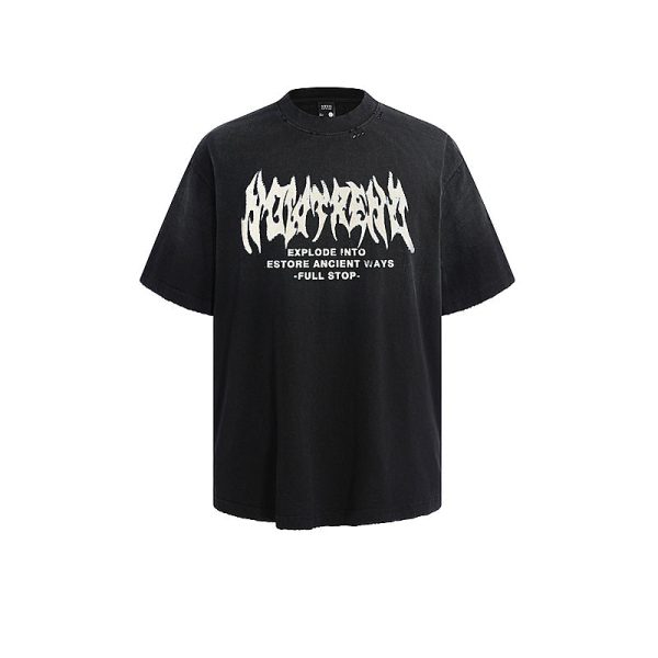 Letter Print Short-Sleeve T-Shirt Sale