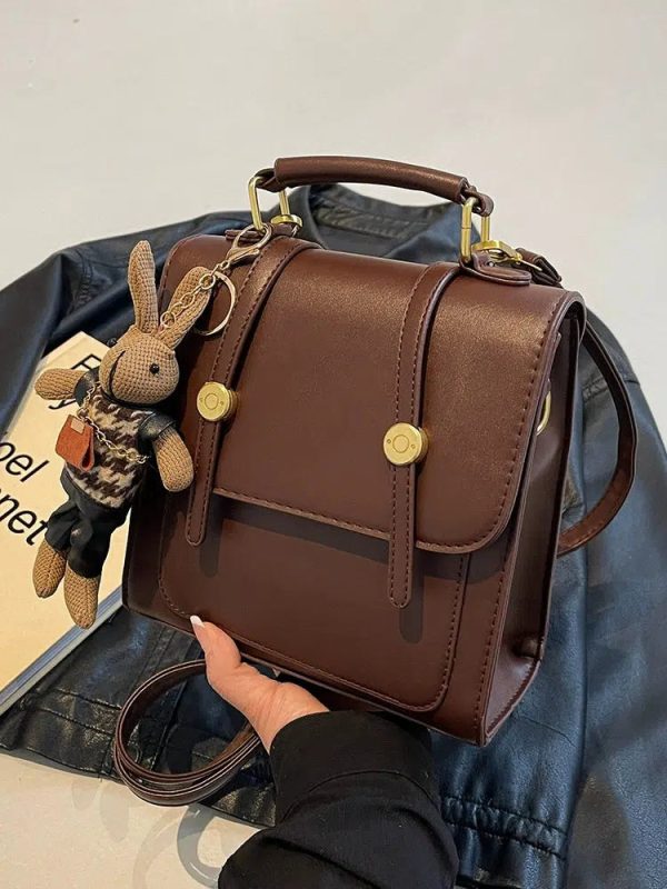 Rabbit Accessory Leather Mini Backpack on Sale - Image 2