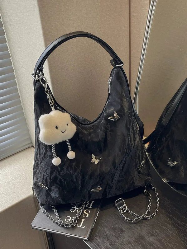 Butterfly Decorative Chain Backpack Discount - Image 4