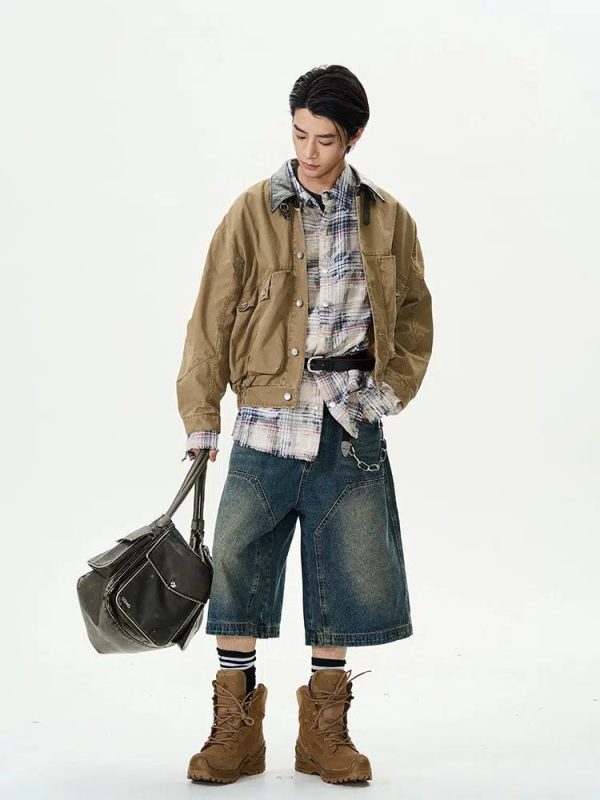Corduroy Button-Up Insulated Jacket Online Hot Sale - Image 5