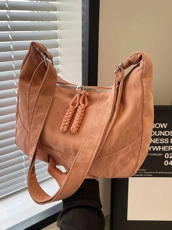 Zipper Closure Shoulder Bag Cheap - Image 3