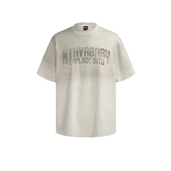 Letter Print Short-sleeve T-shirt Online now - Image 2