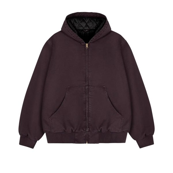 Dyed Washed Hooded Jacket Online Hot Sale - Image 2