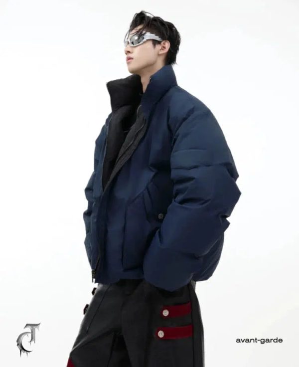 Short Stand Collar Double-sided Jacket Online Sale