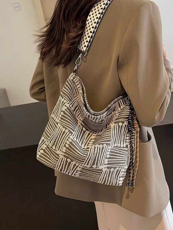 Geometric Pattern Shoulder Bag Online now - Image 2
