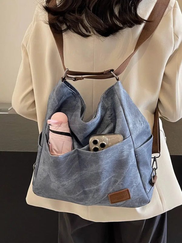 Multiple Pockets Canvas Backpack For Cheap