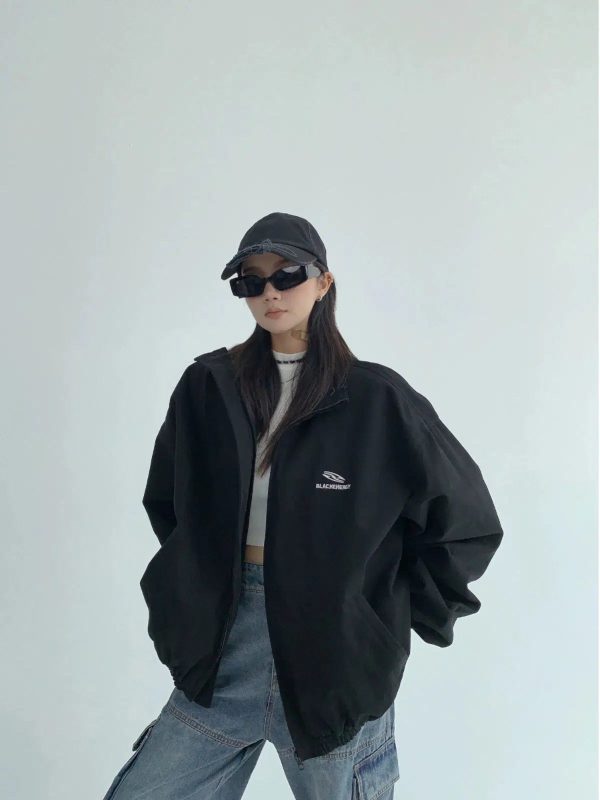 Oversized Zip-Up Coat Supply
