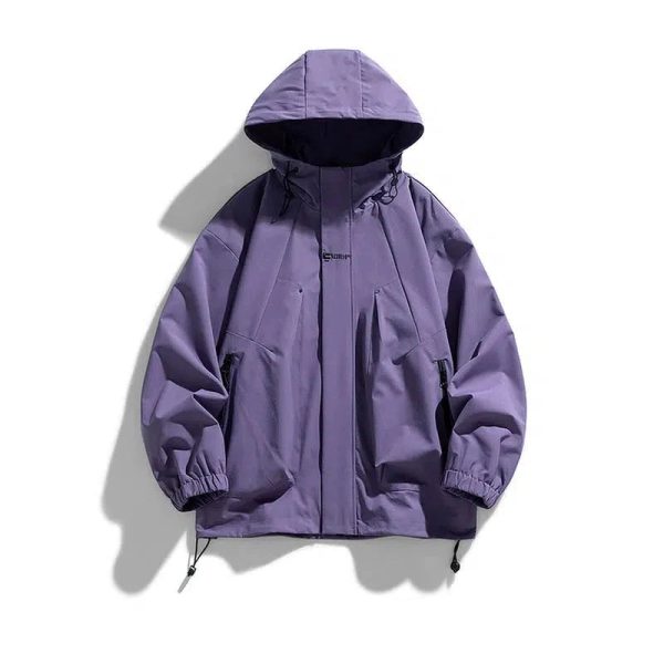 Hooded Windbreaker Jacket For Sale - Image 4