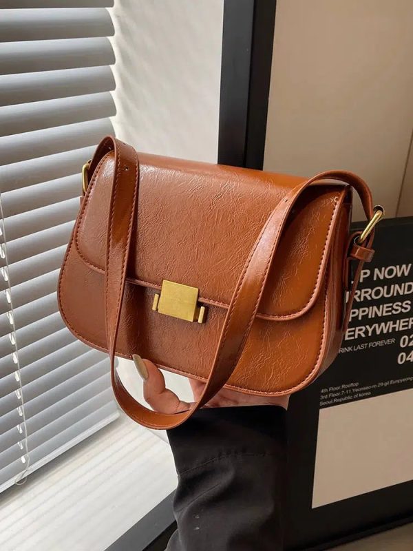 Gold Buckle Small Square Bag Hot on Sale