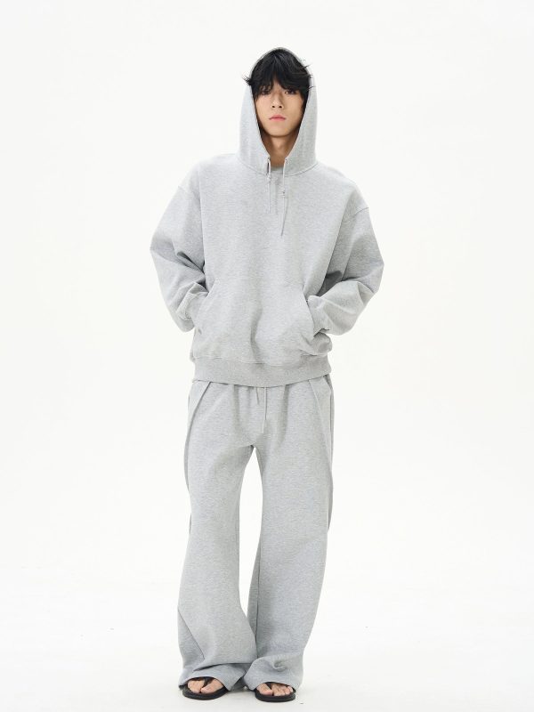 Casual College Style Sweatshirt Pants Set For Cheap