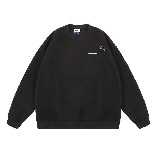 Front Logo Oversized Sweatshirt Supply - Image 5