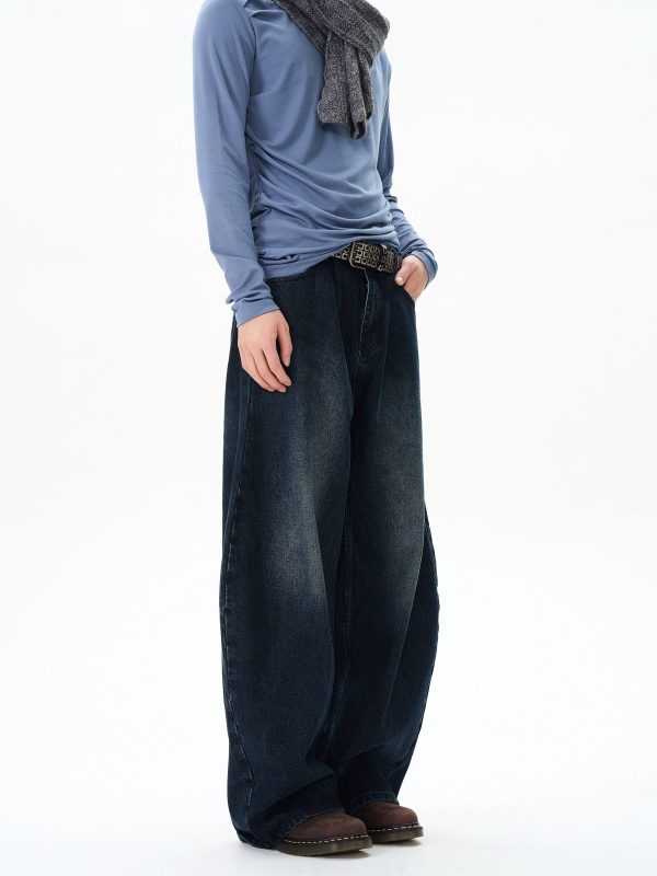 Retro Wide-Leg Street-Style Jeans Discount - Image 5