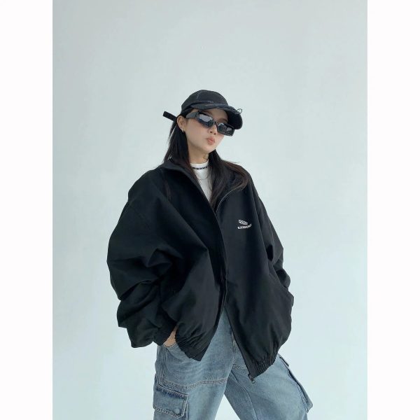 Oversized Zip-Up Coat Supply - Image 3
