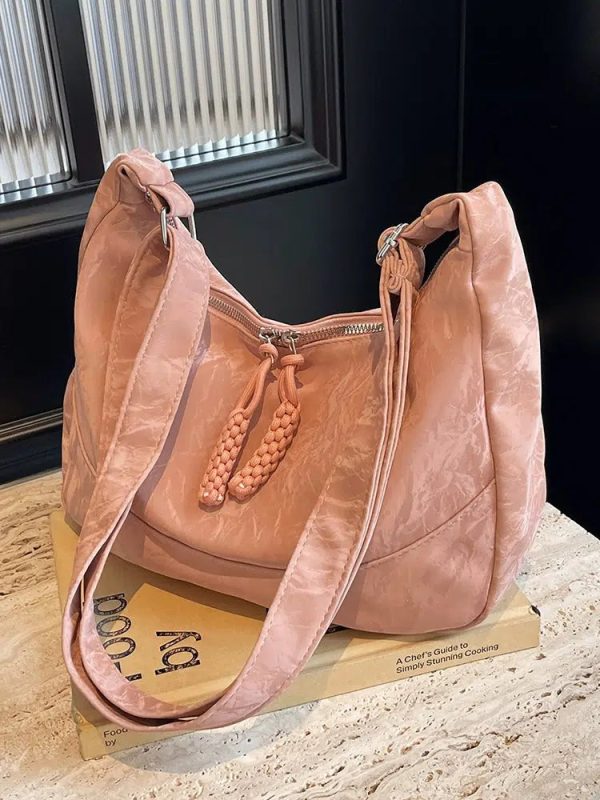 Zipper Closure Shoulder Bag Cheap - Image 5