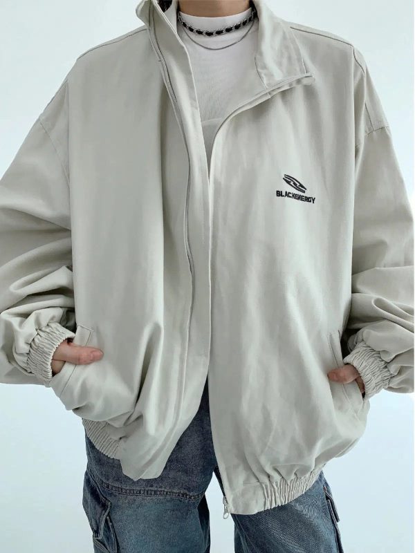 Oversized Zip-Up Coat Supply - Image 5