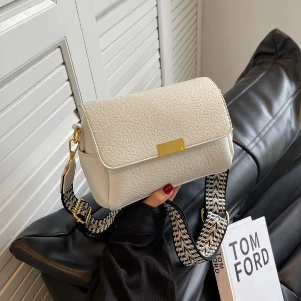 Patterned Strap Small Square Bag Online now - Image 5