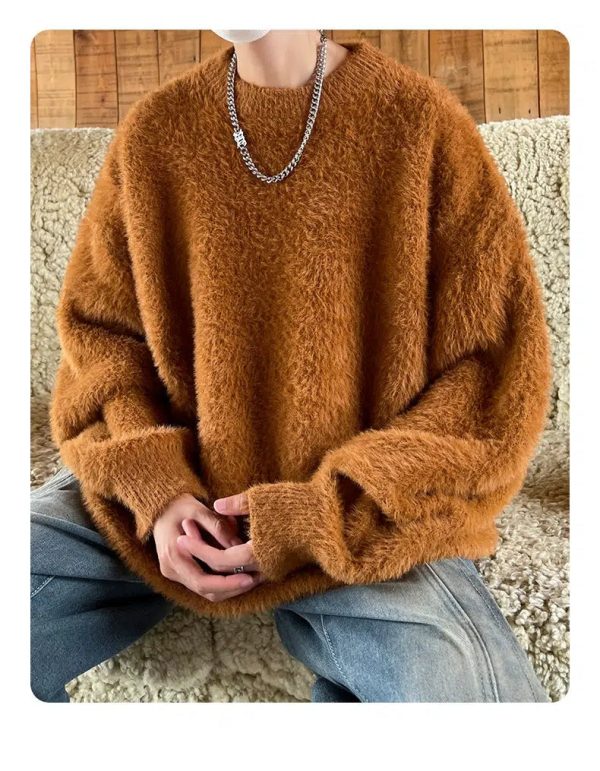 Loose-fit Fluffy Sweater Discount - Image 3