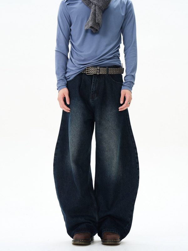 Retro Wide-Leg Street-Style Jeans Discount - Image 2