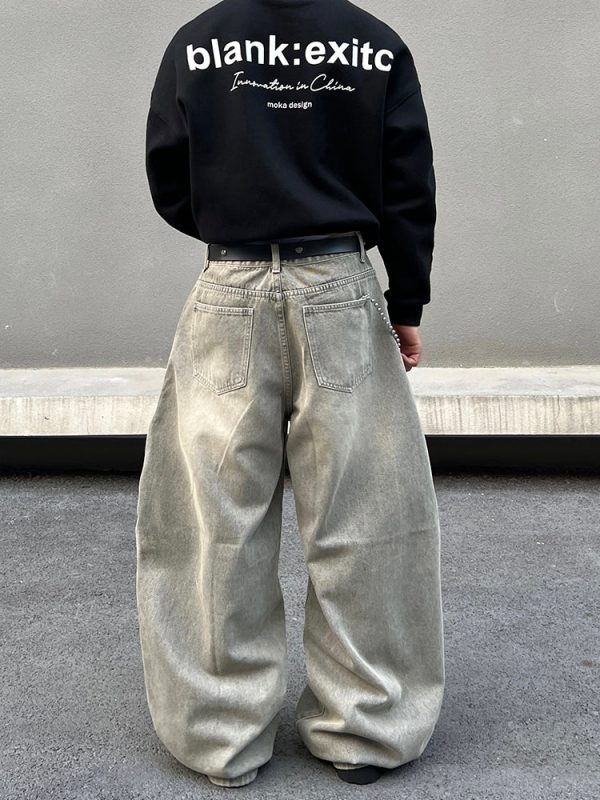 Baggy Wide-Leg Jeans Online Hot Sale - Image 2