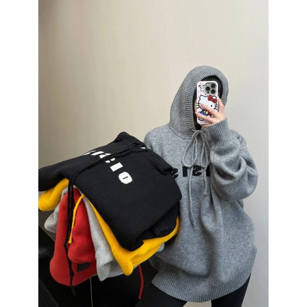 Minimalist Thickened Hooded Sweatshirt Sale