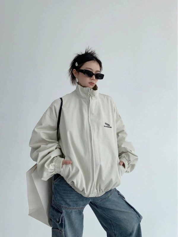 Oversized Zip-Up Coat Supply - Image 2