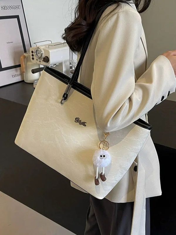 Plush Keychain Chic Shoulder Tote Bag Online Sale