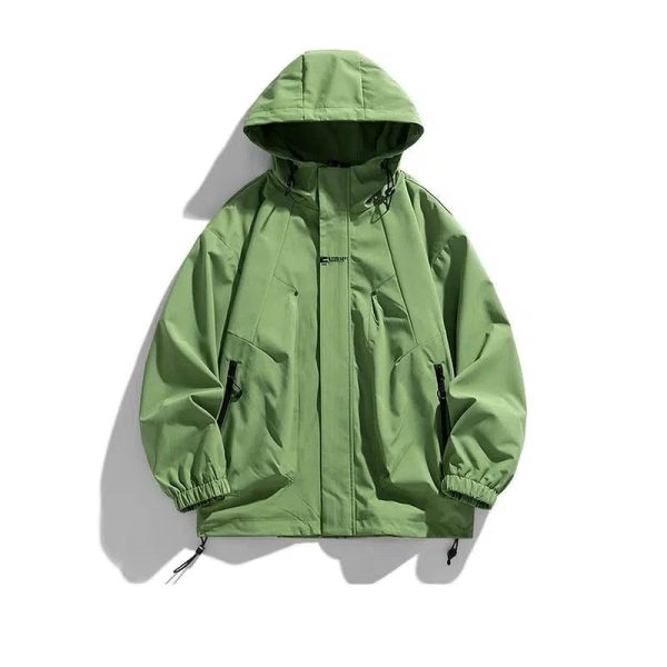 Hooded Windbreaker Jacket For Sale - Image 5