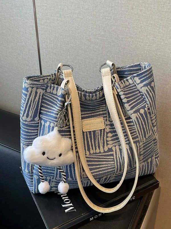 Geometric Pattern Tote Bag Online - Image 3