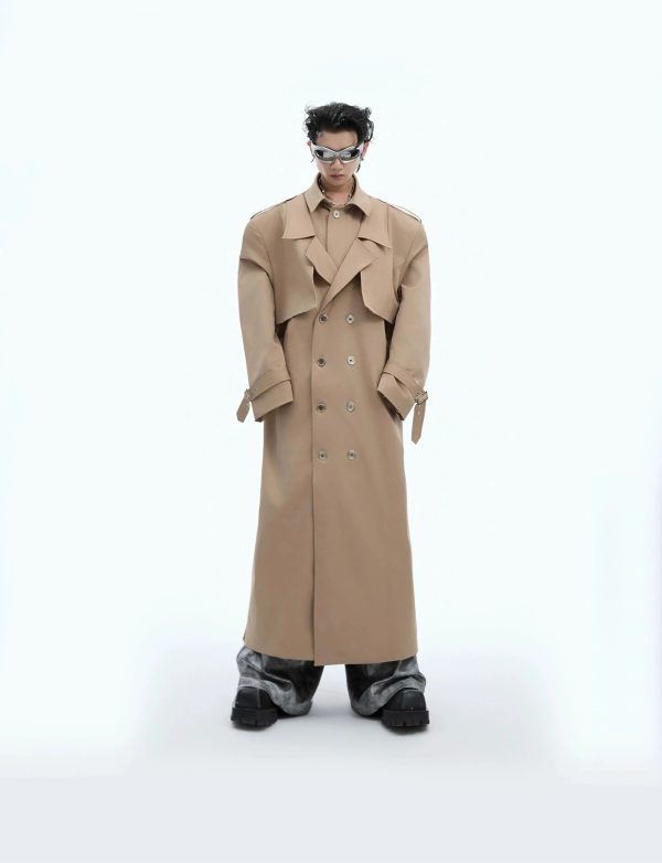Deconstructed Two-piece Windbreaker Coat Online now