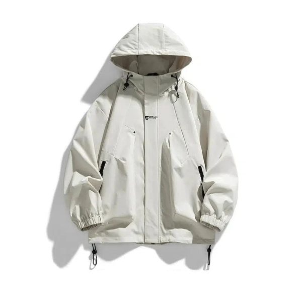 Hooded Windbreaker Jacket For Sale - Image 2