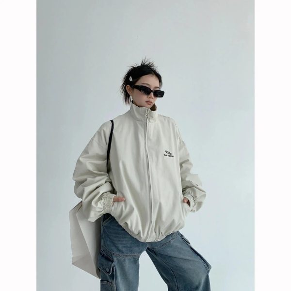 Oversized Zip-Up Coat Supply - Image 4