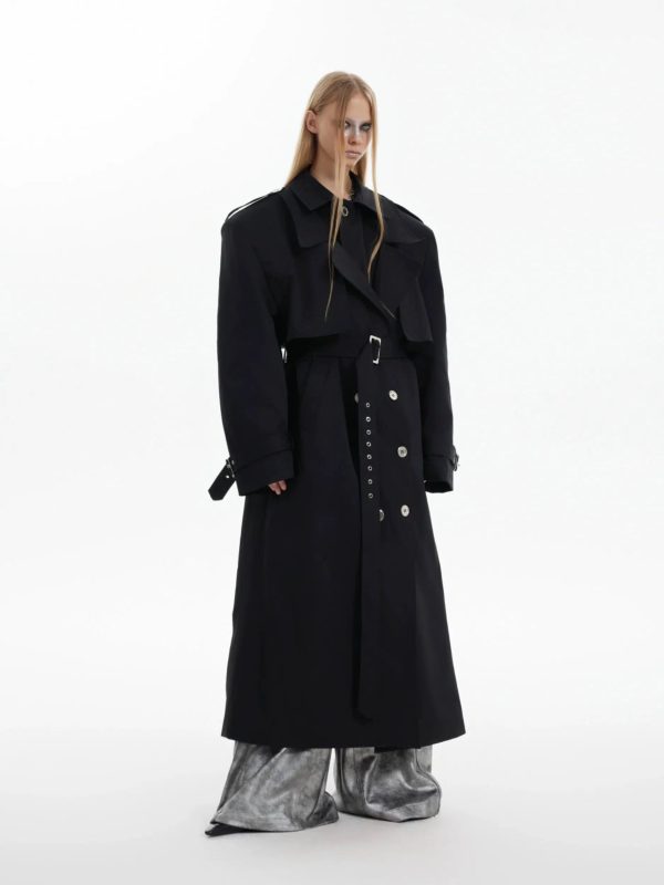Deconstructed Two-piece Windbreaker Coat Online now - Image 2