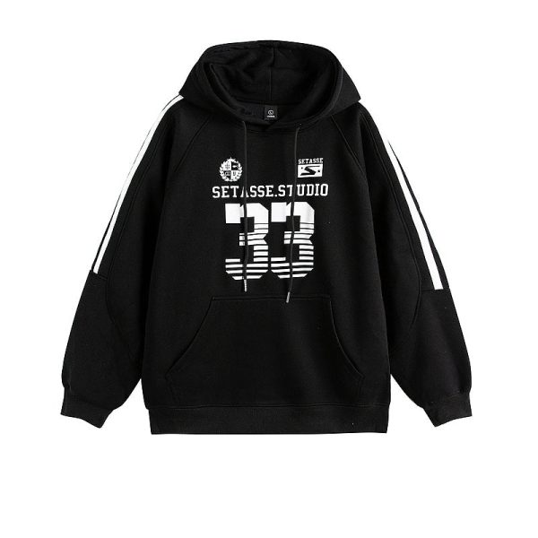 Retro Jersey Style No. 33 Hoodie Online - Image 3