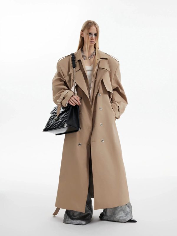 Deconstructed Two-piece Windbreaker Coat Online now - Image 3