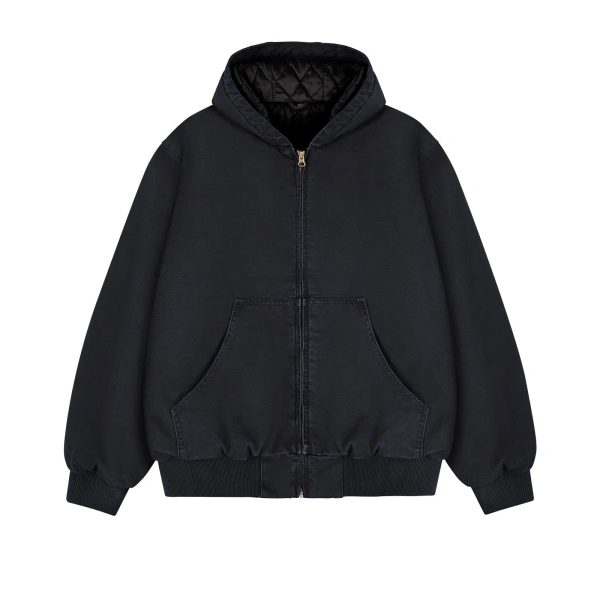 Dyed Washed Hooded Jacket Online Hot Sale - Image 5
