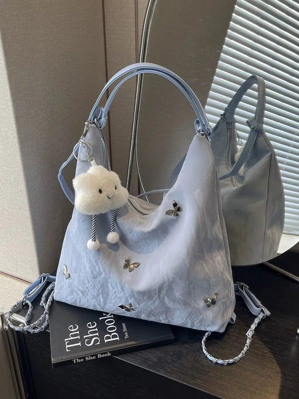 Butterfly Decorative Chain Backpack Discount - Image 5