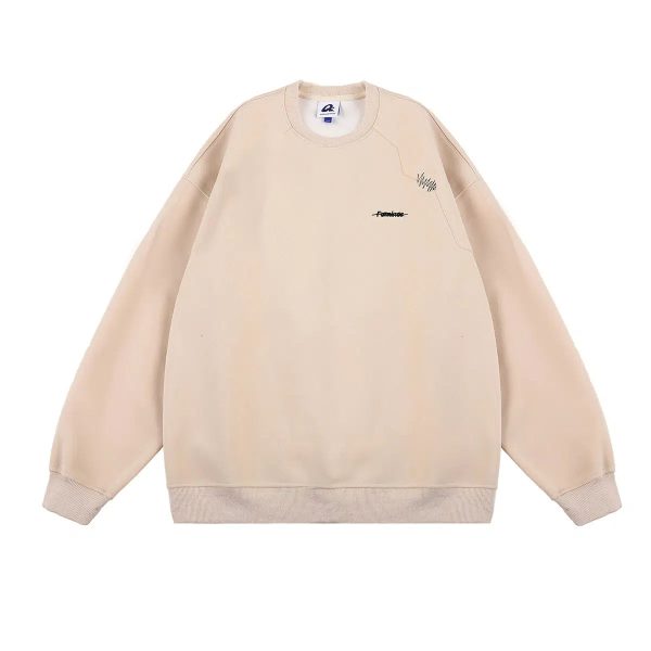Front Logo Oversized Sweatshirt Supply - Image 4