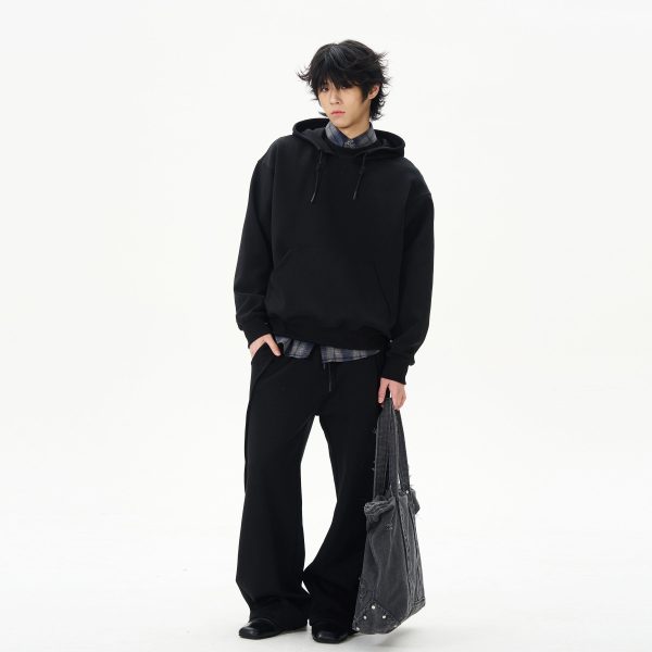 Casual College Style Sweatshirt Pants Set For Cheap - Image 4