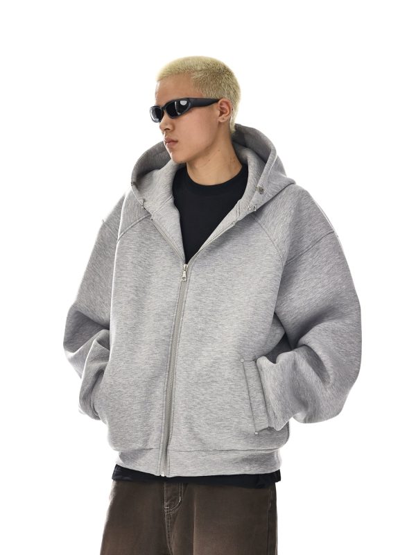 Heavyweight Hooded Zip Sweatshirt on Sale - Image 3