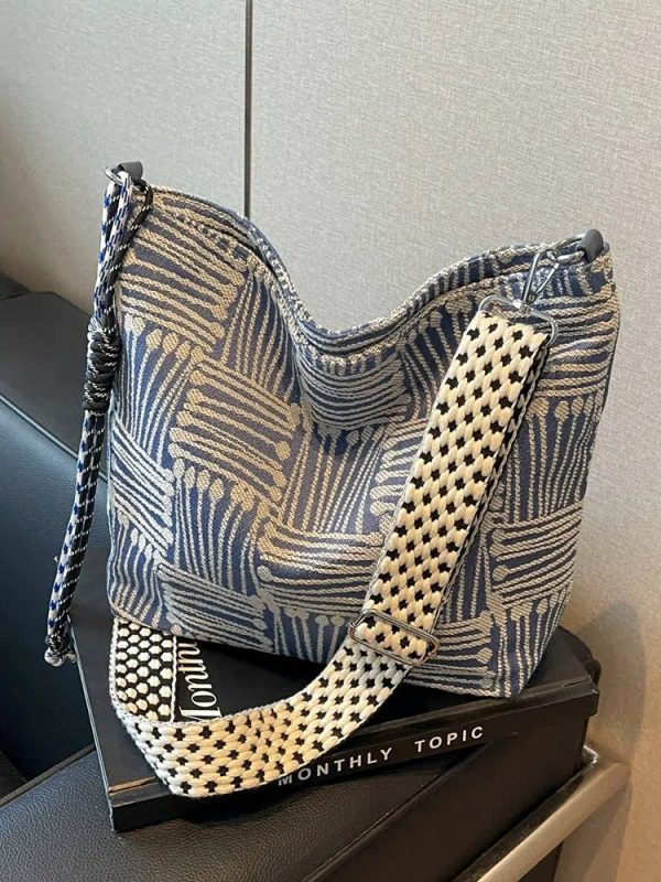Geometric Pattern Shoulder Bag Online now - Image 3