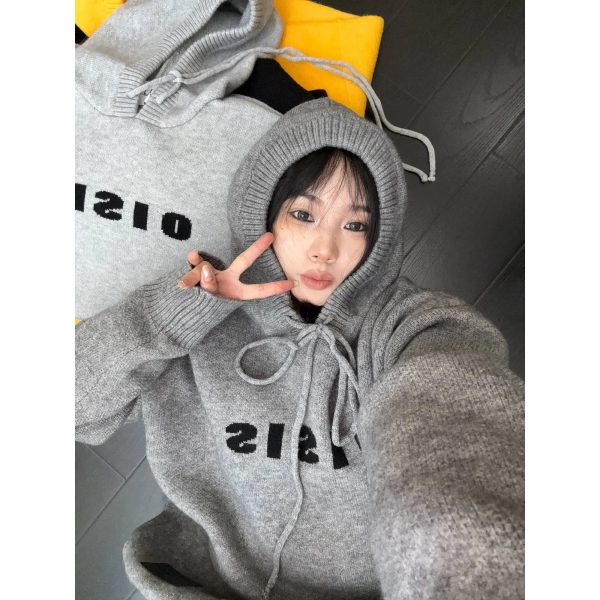 Minimalist Thickened Hooded Sweatshirt Sale - Image 2