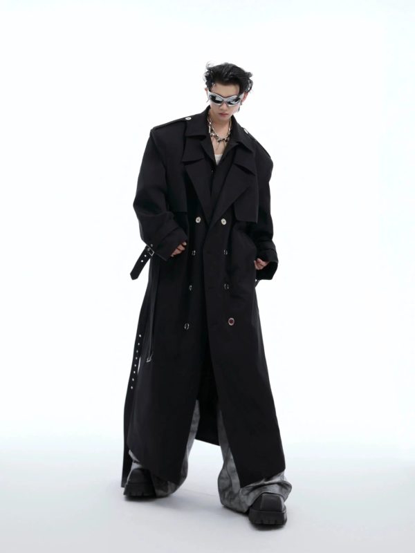 Deconstructed Two-piece Windbreaker Coat Online now - Image 4