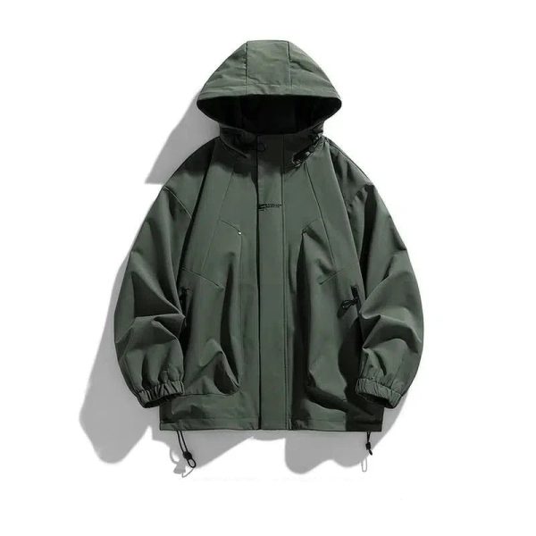 Hooded Windbreaker Jacket For Sale - Image 3