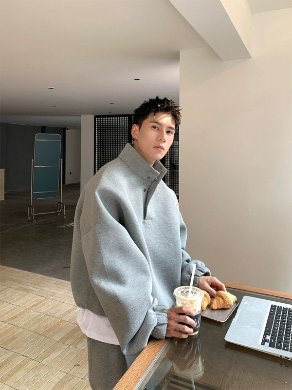 Relaxed Fit Sports Sweatshirt Set Online Sale