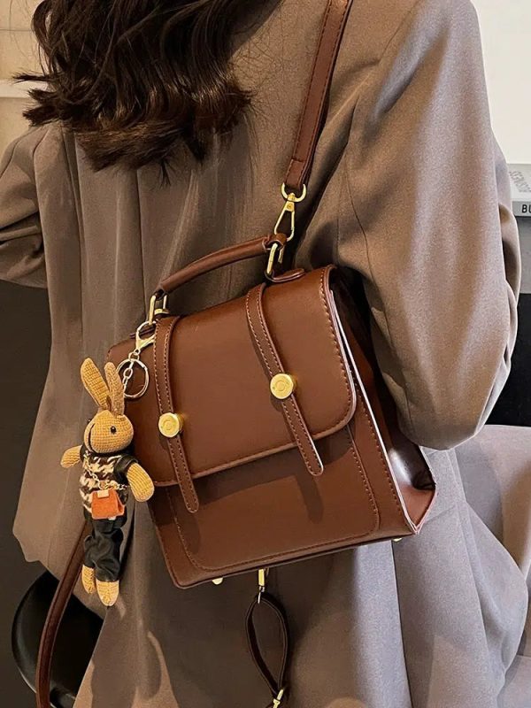 Rabbit Accessory Leather Mini Backpack on Sale