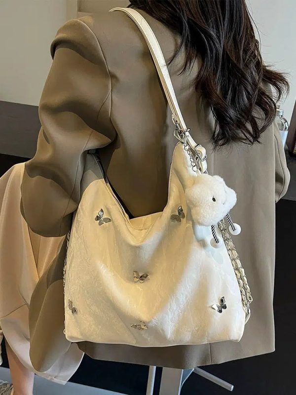 Butterfly Decorative Chain Backpack Discount