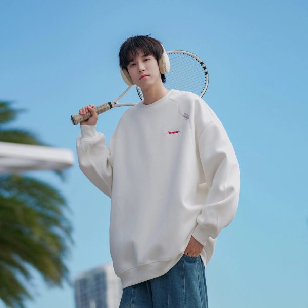 Front Logo Oversized Sweatshirt Supply - Image 3