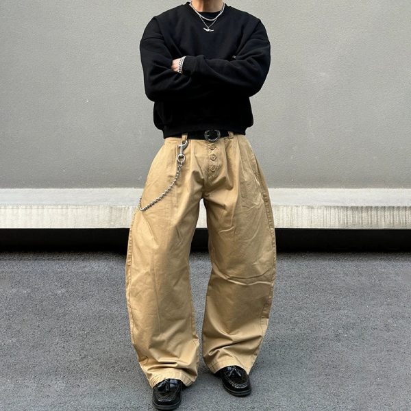 Loose Wide-Leg Casual Pants Discount - Image 2